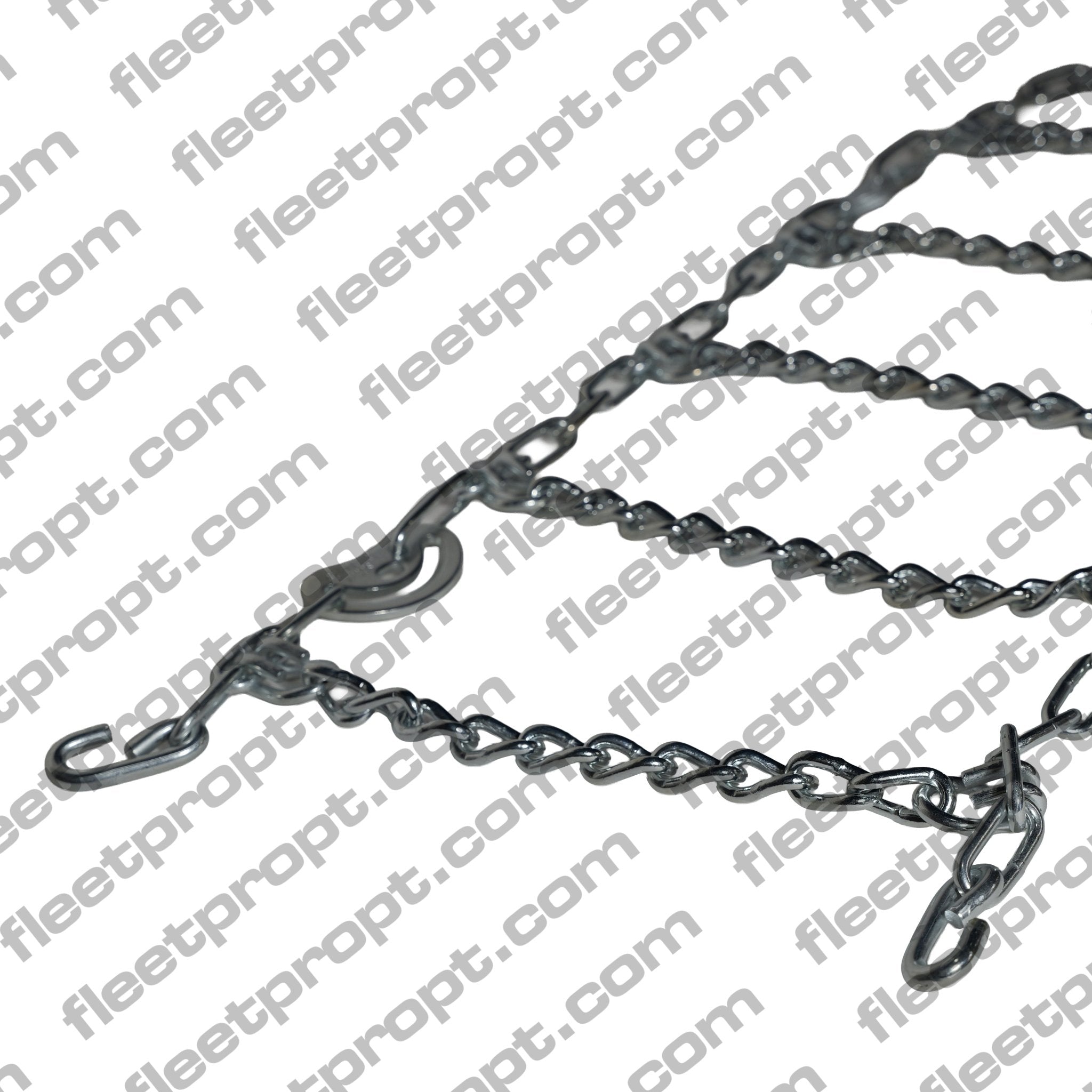 Winter Tire Chains (Set of 2) – Fits 295/75R22.5, 11R22.5 – DOT Approved Cam Twist Link TC02202 - FleetPro - FLEETPRO PARTS & TIRES