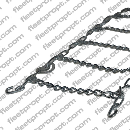 Winter Tire Chains (Set of 2) – Fits 295/75R22.5, 11R22.5 – DOT Approved Cam Twist Link TC02202 - FleetPro - FLEETPRO PARTS & TIRES