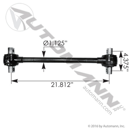 Torque Rod Volvo Mack Sealed - 21.8125" Straddle / Straddle TMR572 TMR572 - Automann - FLEETPRO PARTS & TIRES