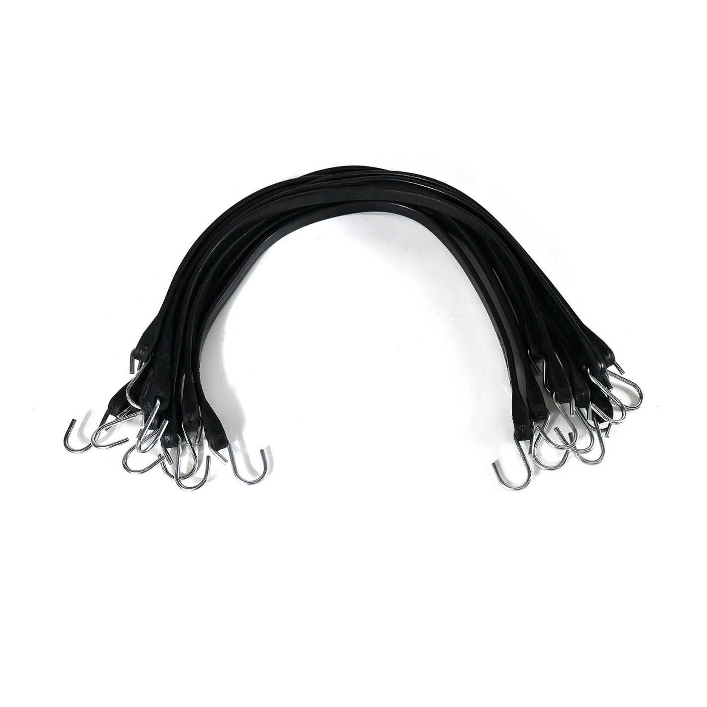 31" Bungee Cords w Crimped Hooks - Box of 50 Industrial Rubber Tie Downs TS31 - FleetPro - FLEETPRO PARTS & TIRES